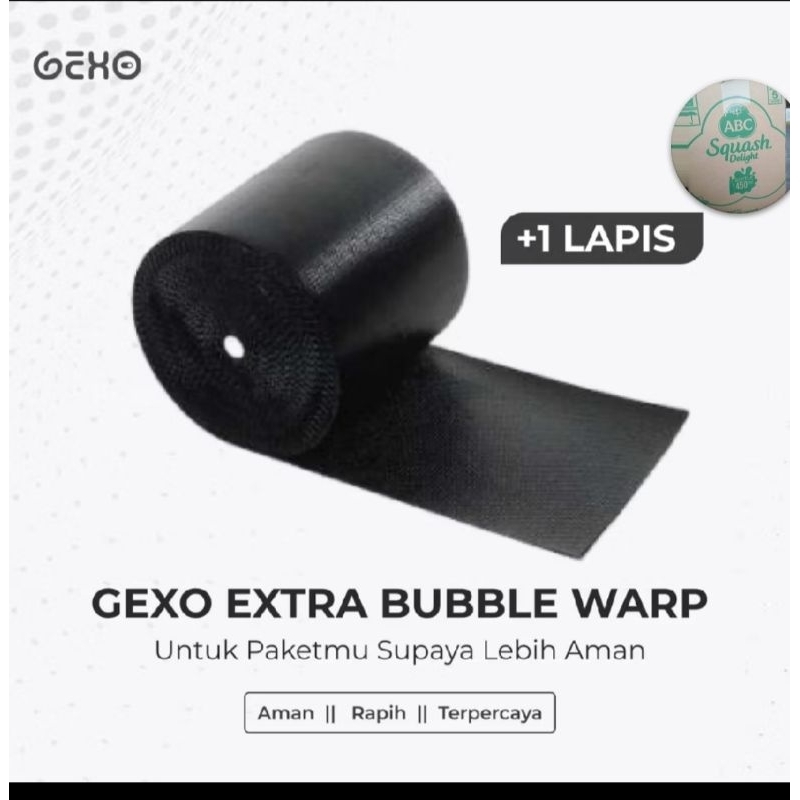 

Tambahan bubblewrap untuk packing