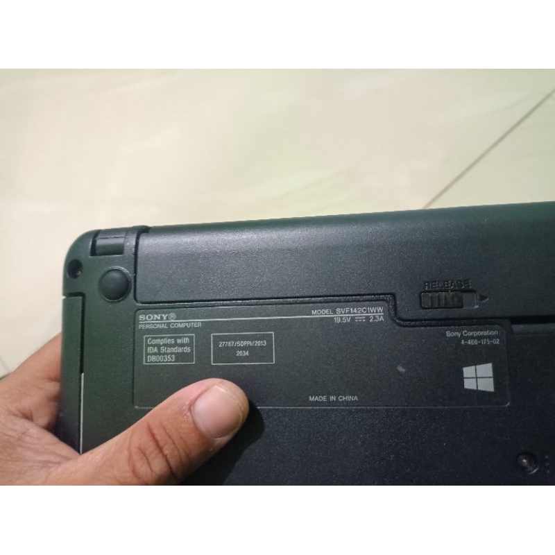 Casing case laptop sony vaio svf14 svf142c1ww fullset