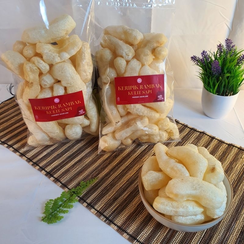 

Krupuk Rambak Kulit Sapi ( GEMBUL ) 120gram