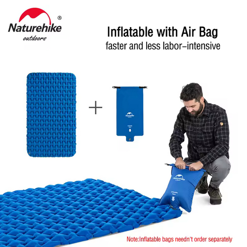 MATRAS ANGIN DOUBLE NATUREHIKE NH19Z055-P - MATRAS CAMPING