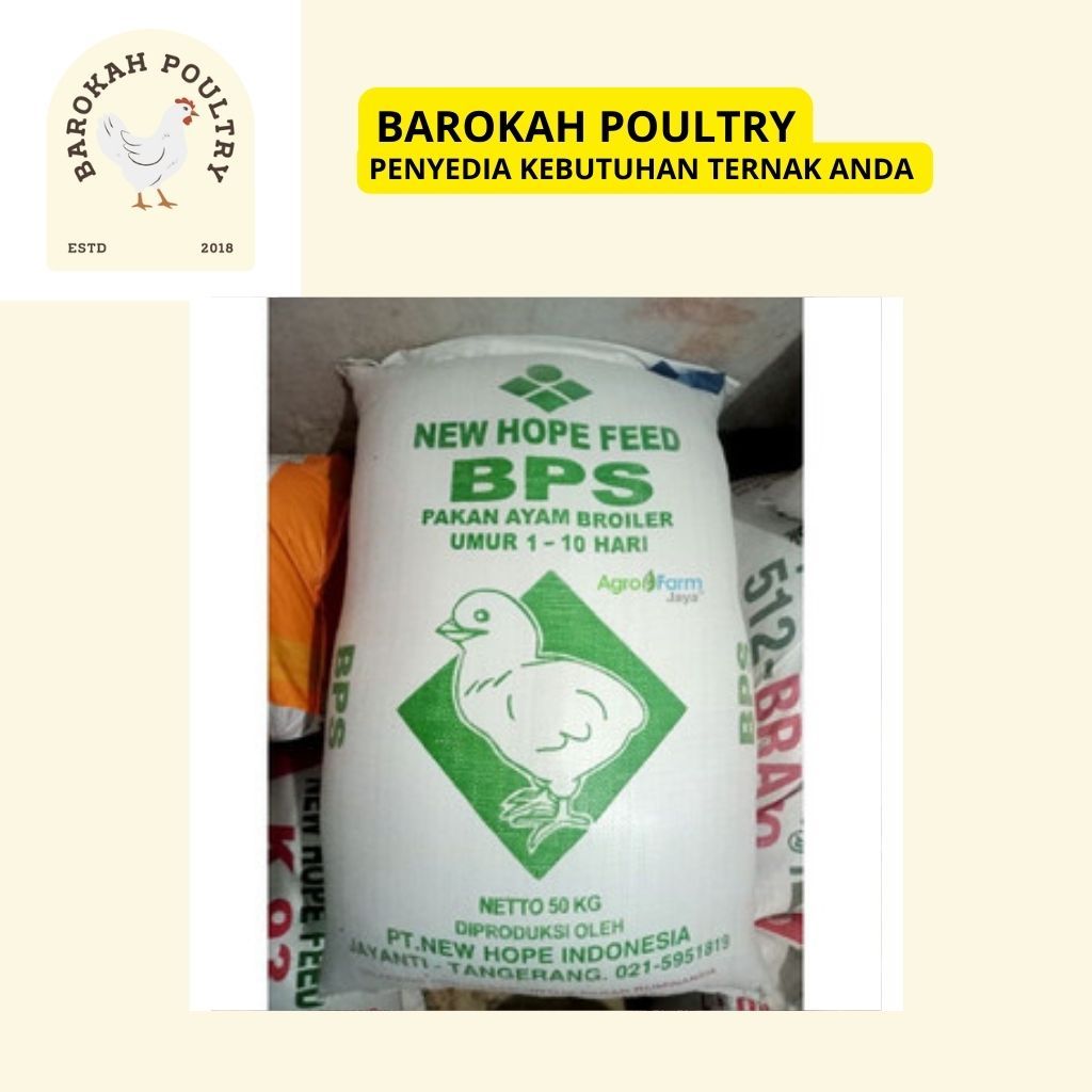 Pur Protein 23% Pakan Ayam Pedaging Broiler New Hope BPS