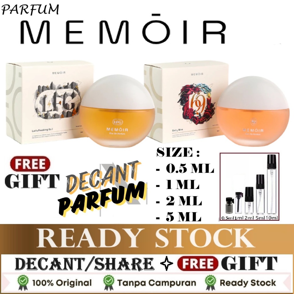 (Free tester) Decant Memoir LFG Let's Freaking go 69 sixty nine