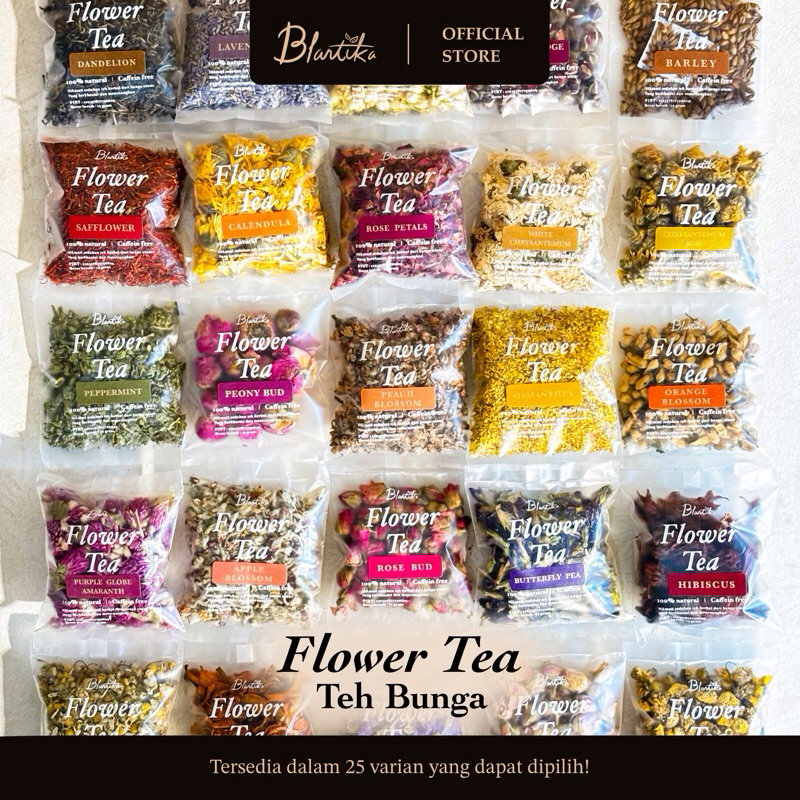 

Blantika - Flower Tea Import Premium / Teh Bunga All Variant Import