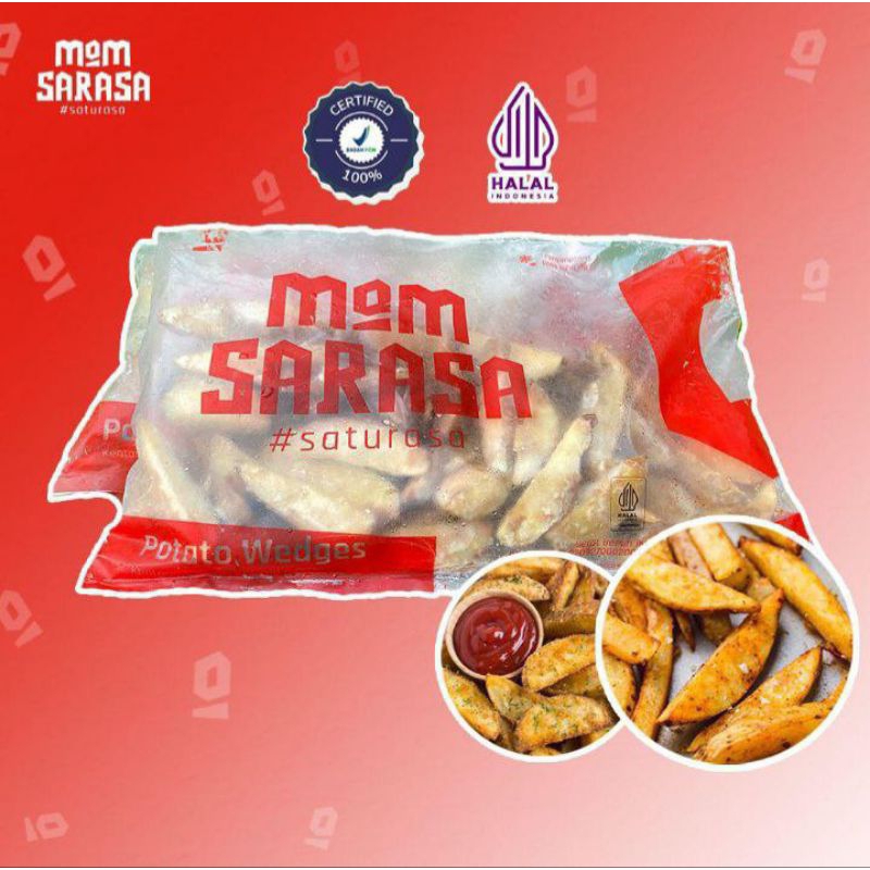 

Wedges Potato Mom Sarasa 1kg