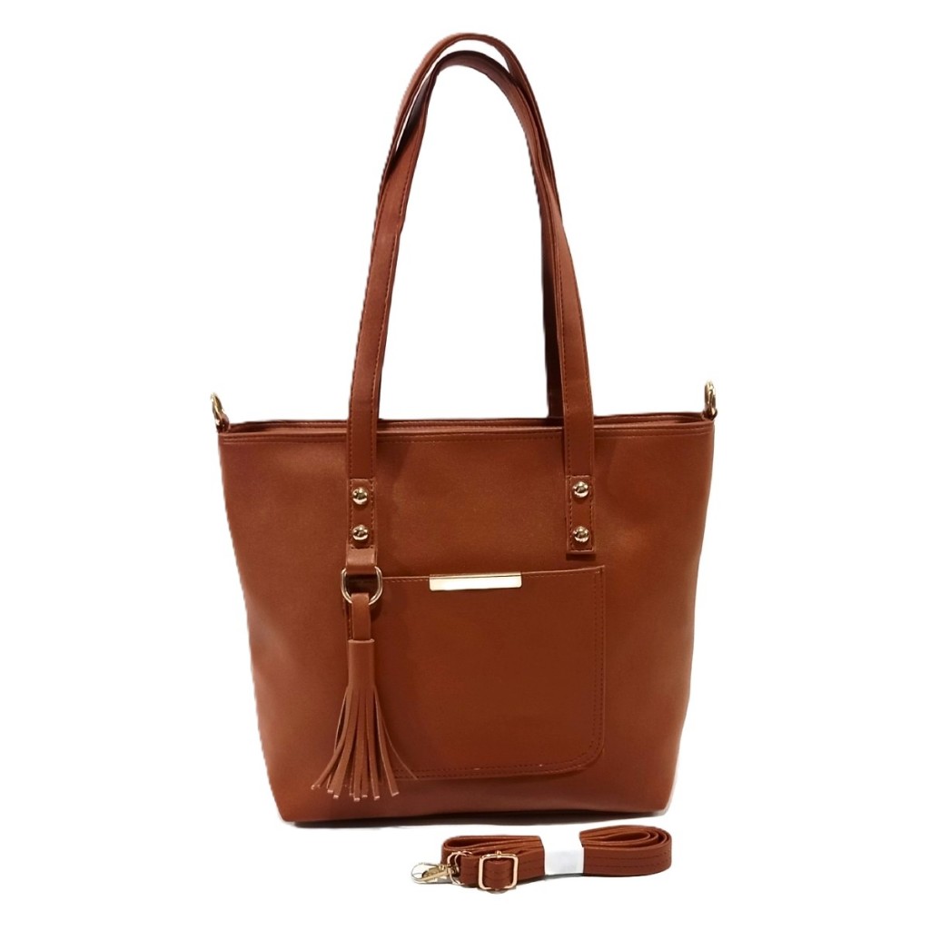 Rihaga - Totebag Wanita Besar Elegan Fashion Kerja Kuliah Tas Selempang