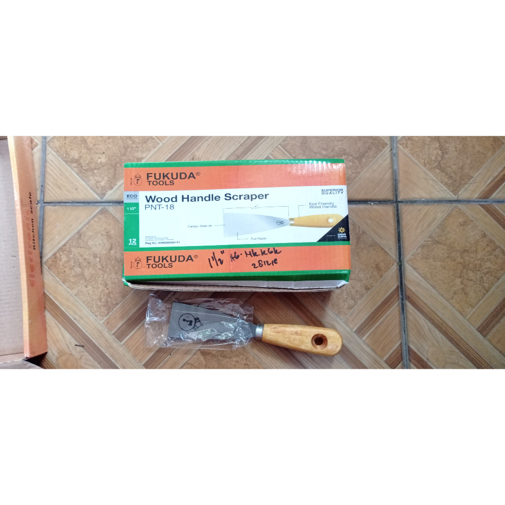 Fukuda Tools sekrap dempul kayu 1,5’’ PNT - 18