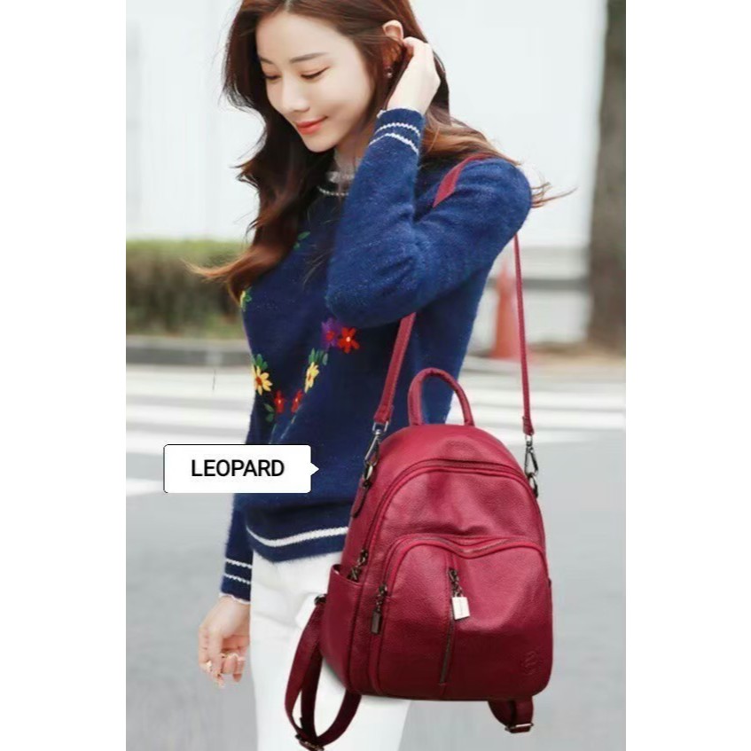 TAS RANSEL WANITA NYLON TAHAN AIR WATERPROOF KEKINIAN TAS RANSEL WANITA TERBARU