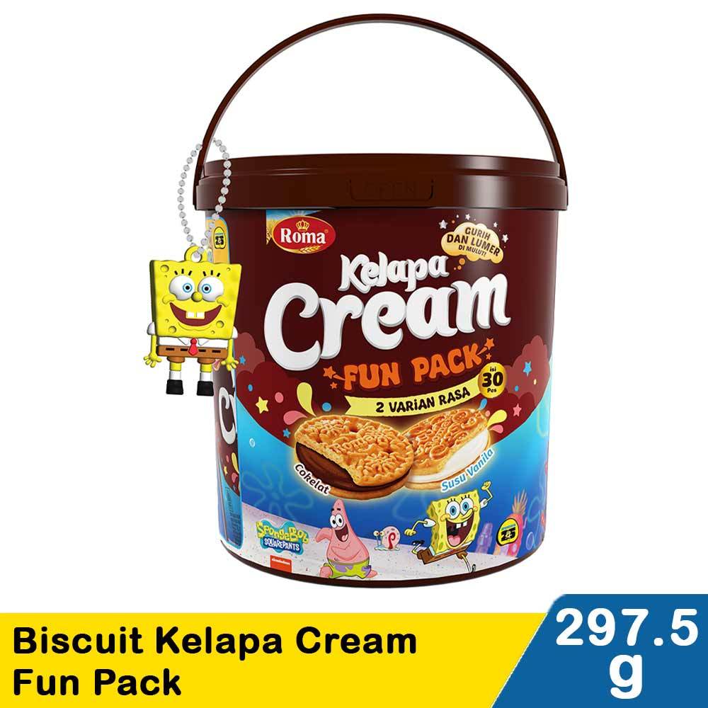 

roma roma biscuit kelapa cream fun pack tps 297.5g