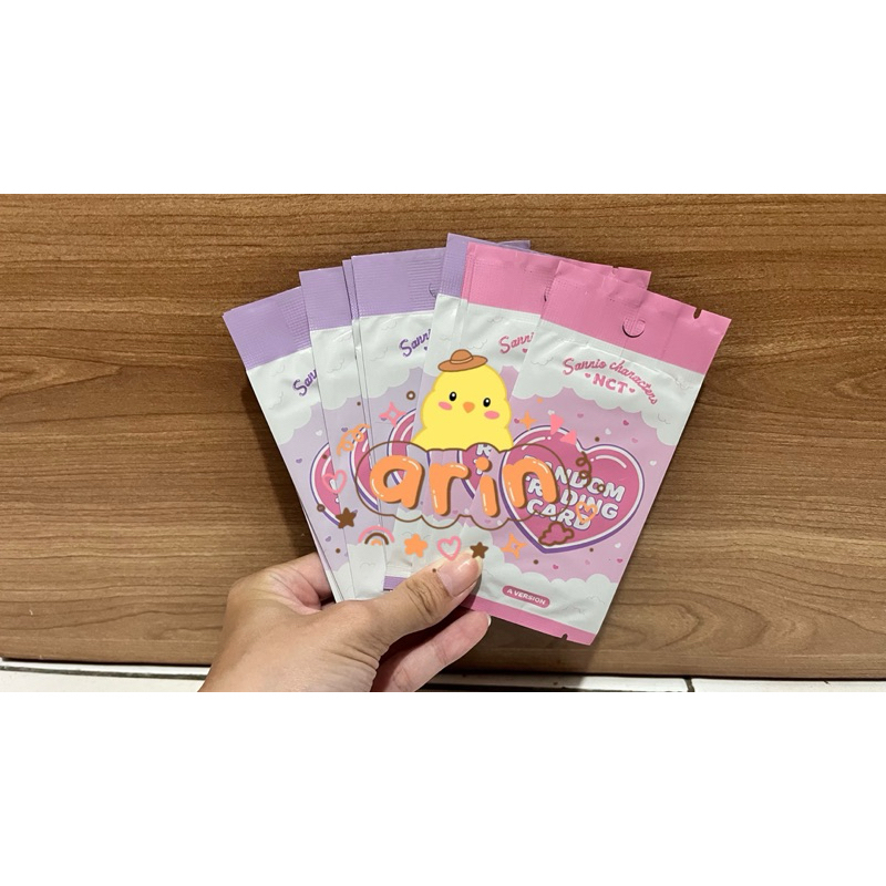 nct sanrio trading card acrylic reload punch jeno mark jaemin jaehyun winwin karina smcu bracelet ge
