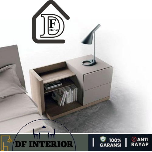 Nakas 2 Laci Minimalis Nakas Kosmetik Nakas skincare Nakas Aesthetic Nakas Lucu Nakas murah DF