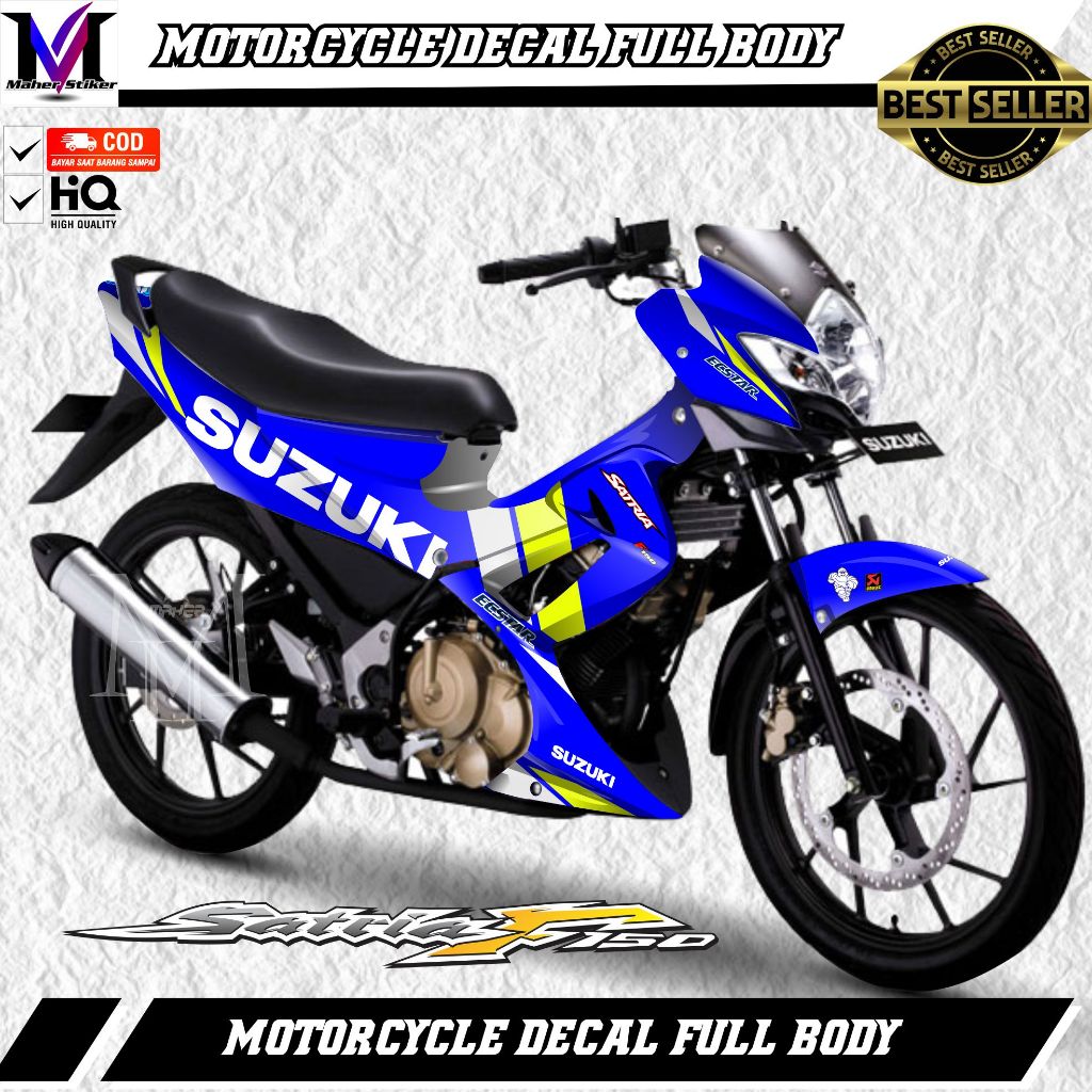 Decal Full Body Motor Satria fu Barong  Variasi Livery
