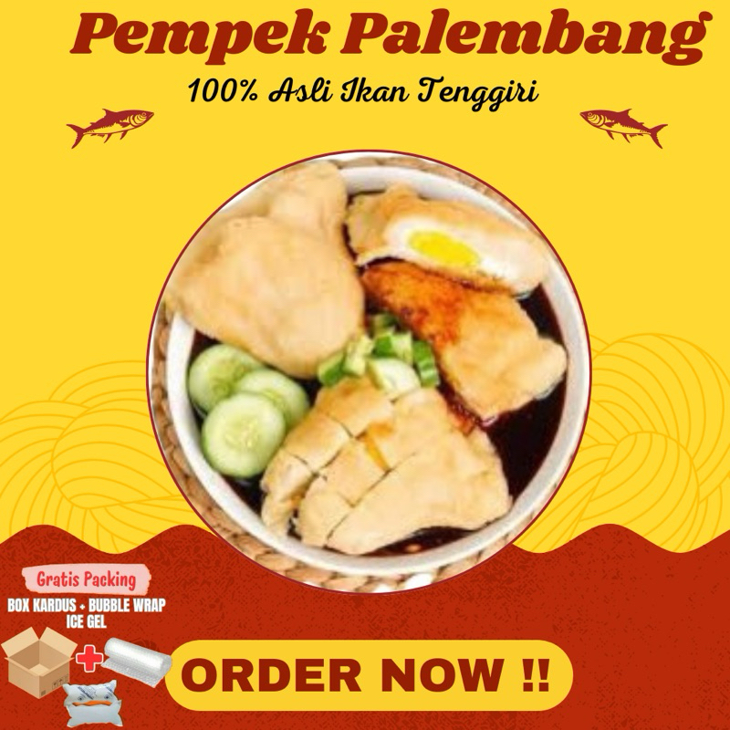 

Pempek Kapal Selam Besar isi 3 | Asli Ikan Tenggiri 100%