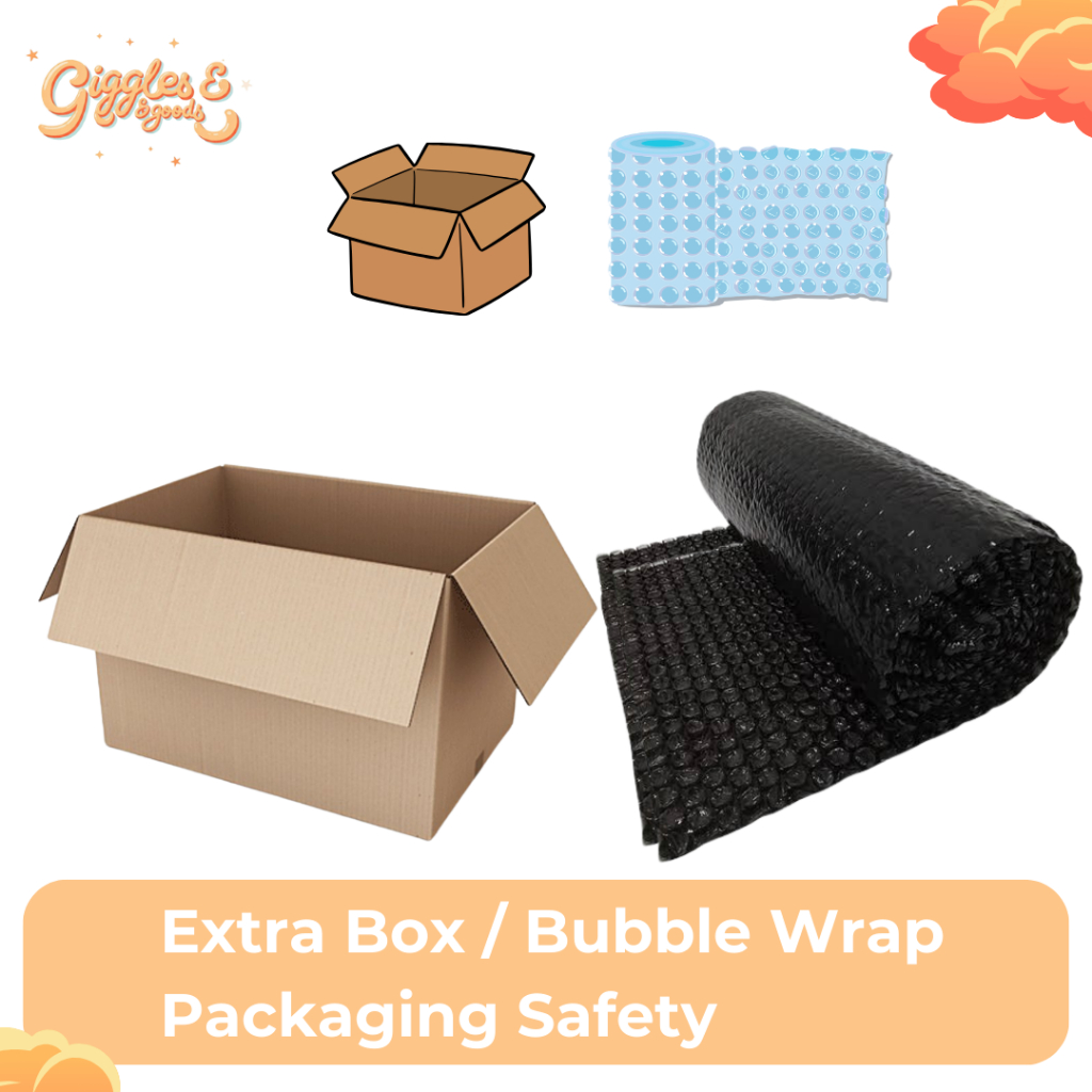 

Extra Box / Bubble Wrap Paket Lebih Aman Dan Tebal Per 1 Lapis