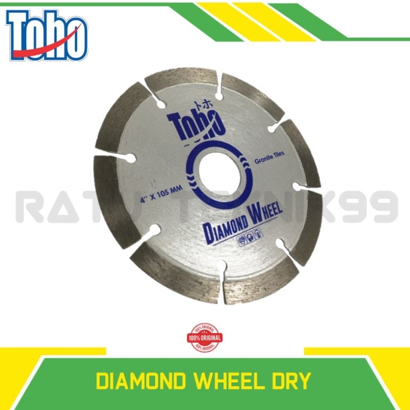 

Toho diamond wheel 4" basah mata potong keramik granit gerinda