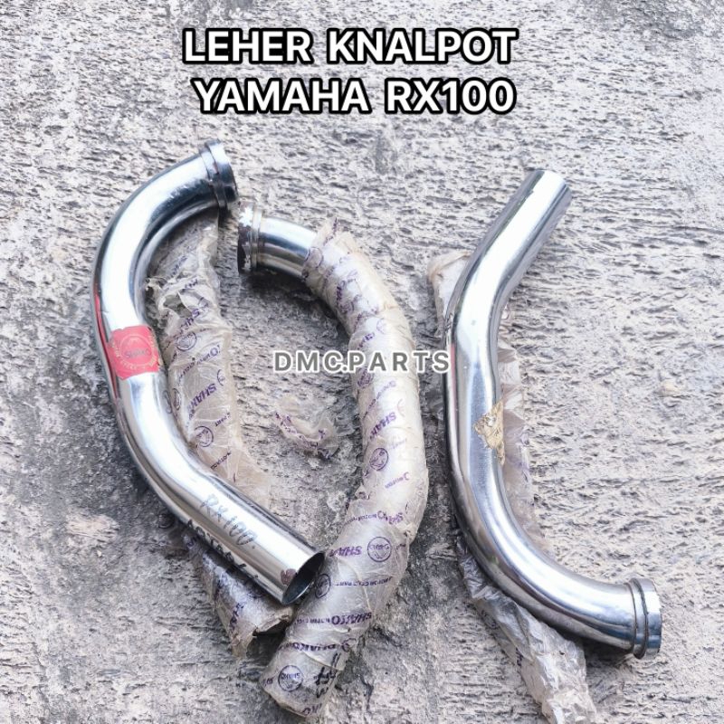 LEHER KNALPOT / PIPA SAMBUNGAN KENALPOT YAMAHA RX100 RX 100 ( SHAKO )