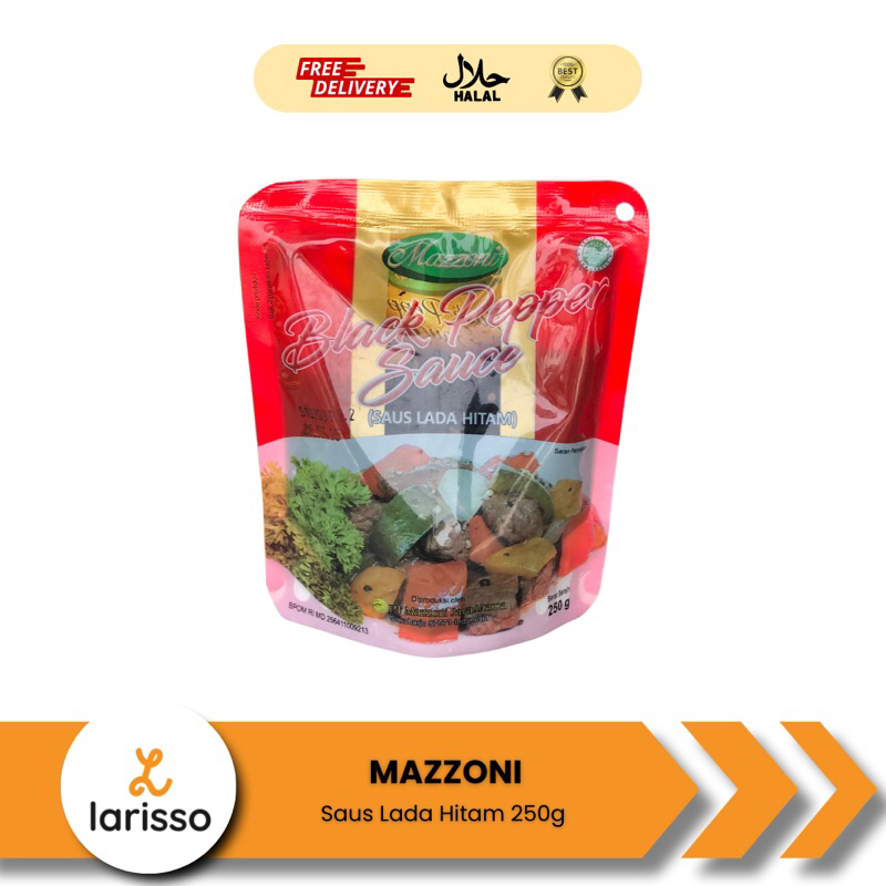 

Mazzoni Saus Lada Hitam 250gr