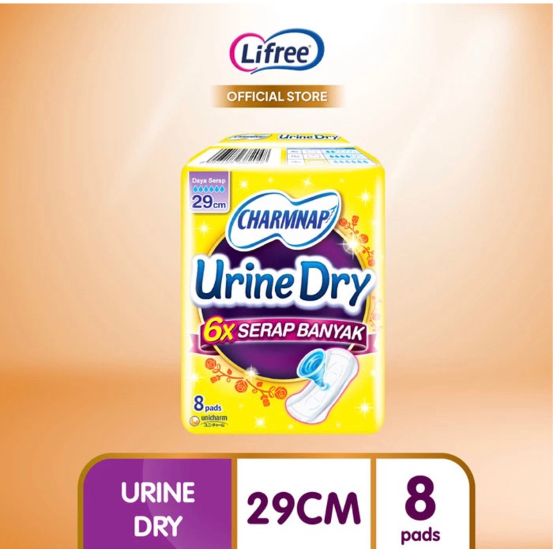 CharmNap Urine Dry Pembalut Urine 29 cm 8 pads