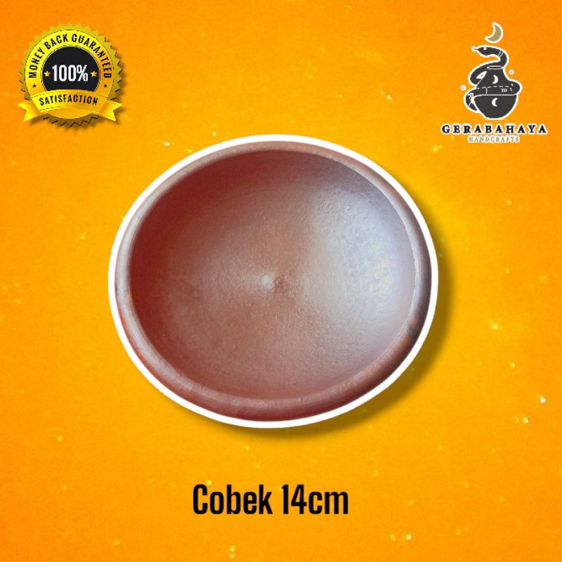 COBEK 14CM LEMPER LAYAH TATAKAN GERABAH TANAH LIAT