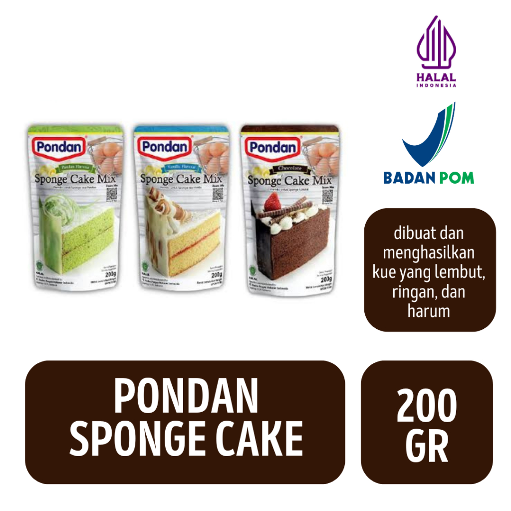 

Pondan Sponge Cake [200GR]