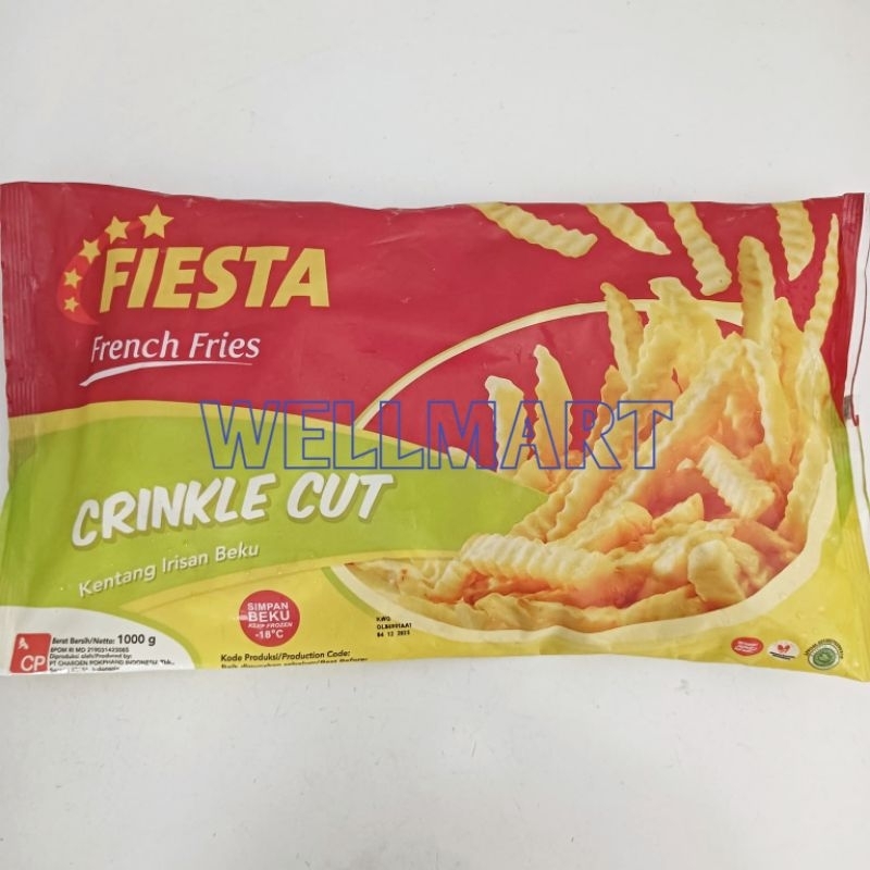 

Fiesta Kentang Crinkle Cut 1 Kg French Fries Kentang Goreng