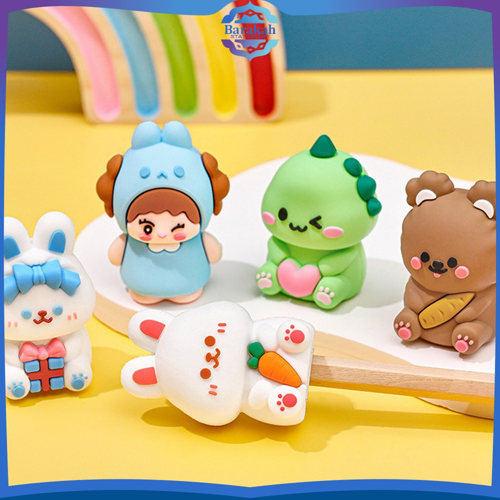 

Serutan Pensil Boneka Karakter 3D Alat Tulis Sekolah / Rautan Karakter Pencil Sharpener Import / Peruncing Pensil Boneka Barakah Stationery A81