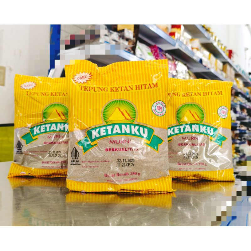 

Ketanku Ketan Hitam 250gr/Tepung ketan Hitam 250gr Murni 100% ketan Hitam/Tepung Ketan Hitam Murni