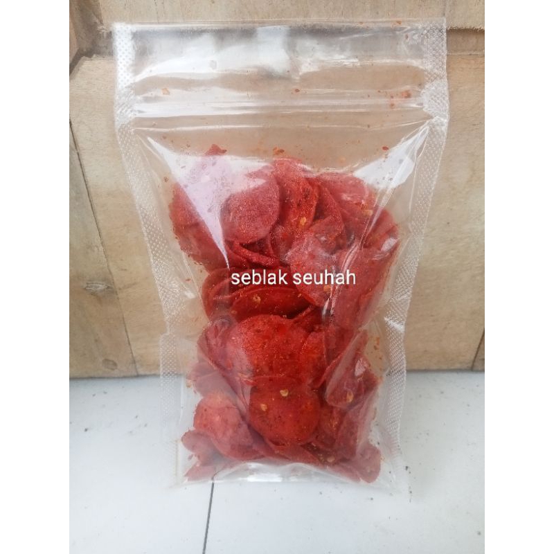 

SOSRENG Sosis Goreng Pedas Daun Jeruk 100 gr