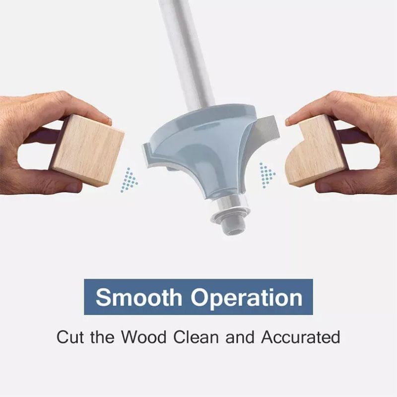 APR AP51 router mata profil kayu trimmer alat pertukangan rumah Jual Mata Trimmer Router Bit Set