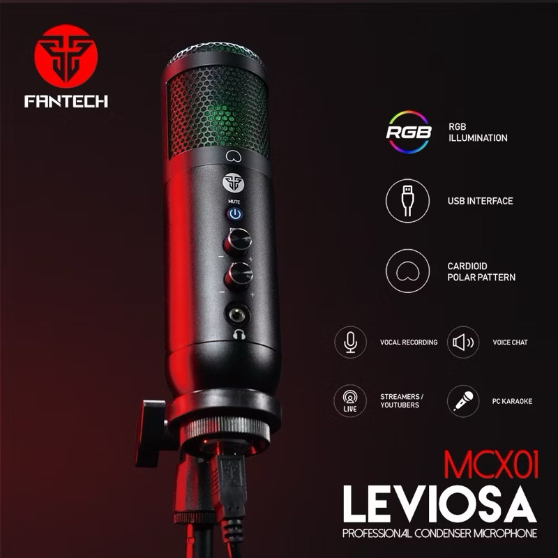 Fantech Leviosa MCX01 Microphone Condenser Professional