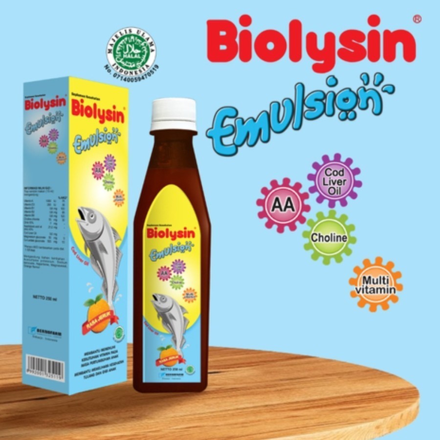 Biolysin Emulsion Fish Oil Bioyensin 250ml