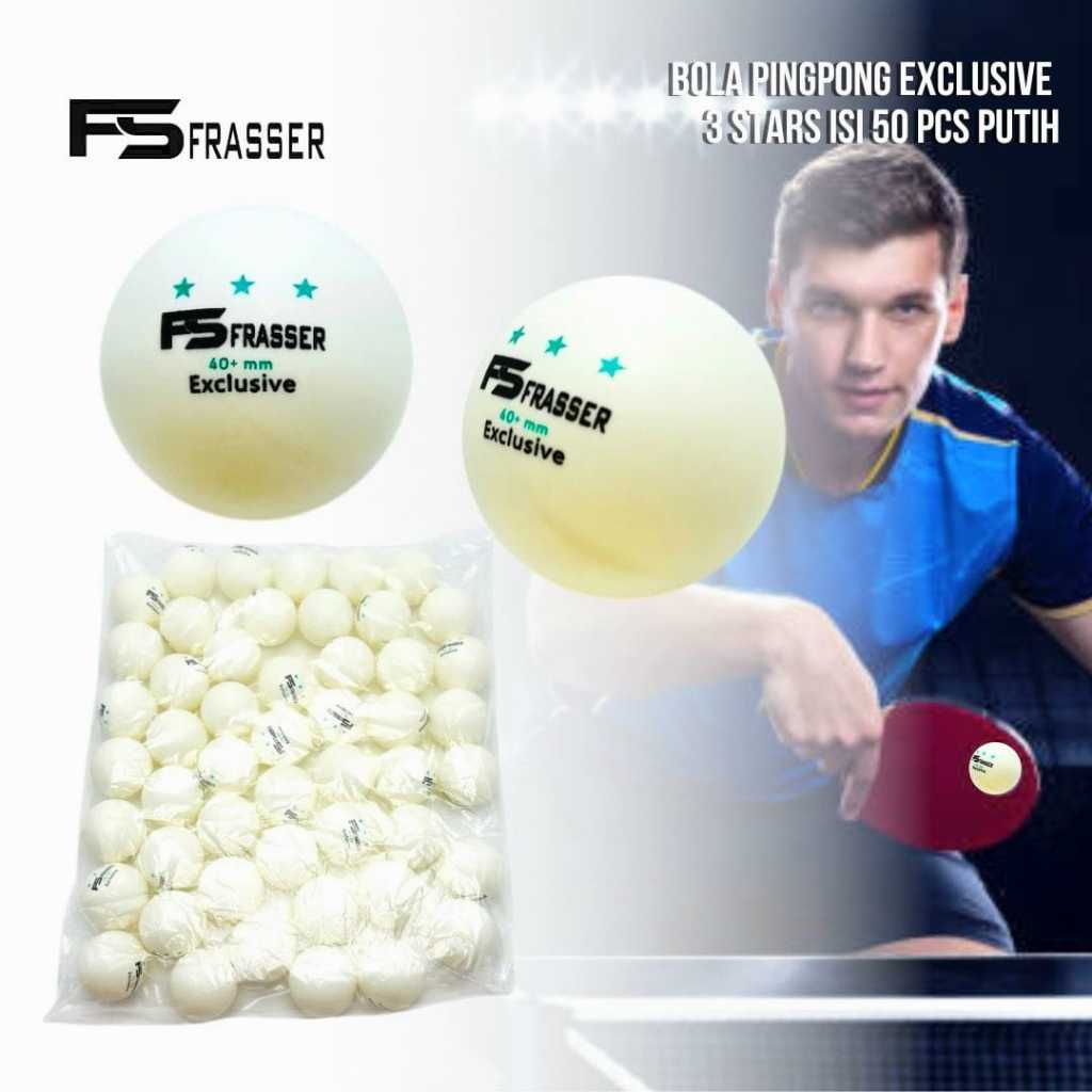 Frasser Bola Pingpong Bola Tenis Meja ABS BLPP 03