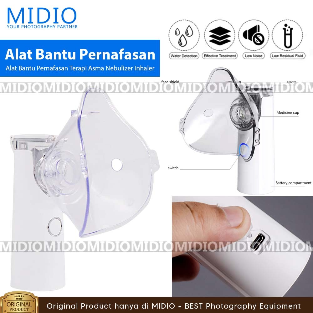 Alat Bantu Pernafasan Terapi Asma Nebulizer Inhaler