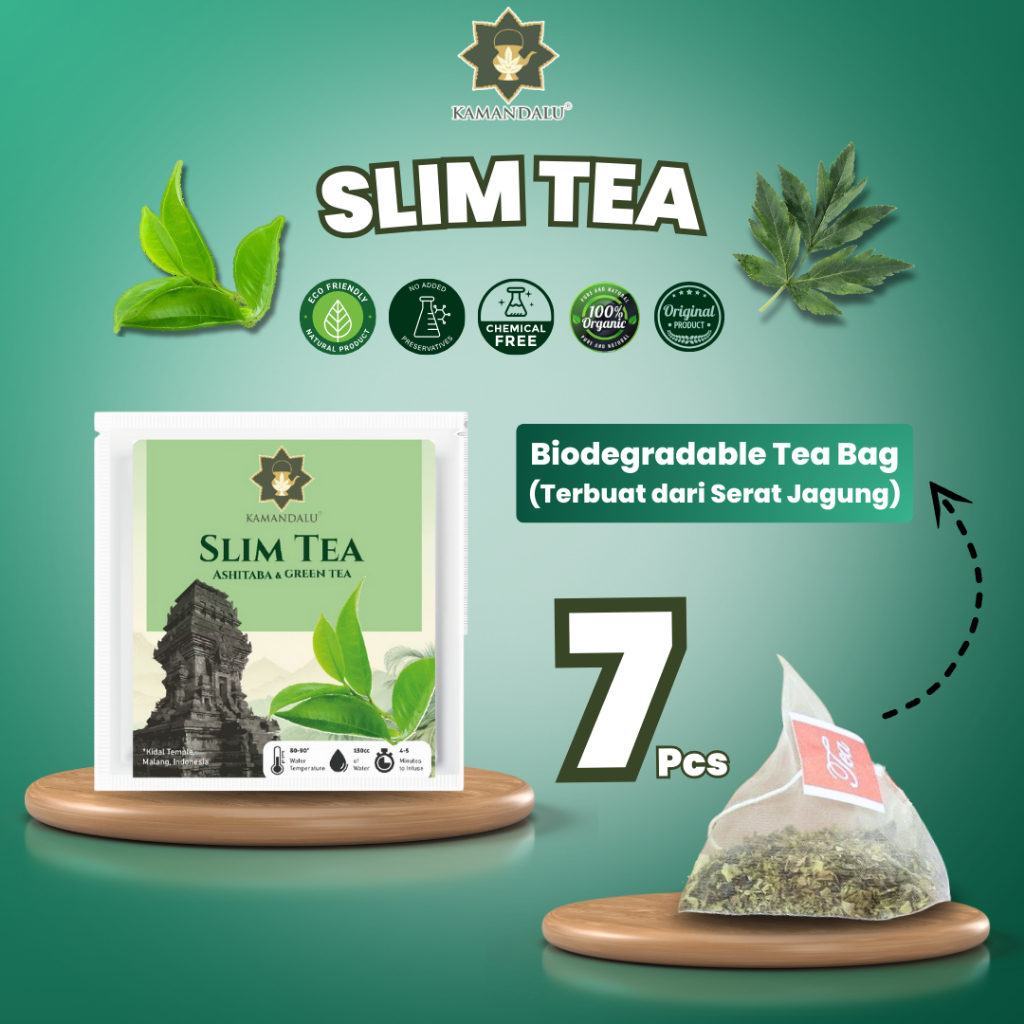 

SLIM TEA (Green Tea & Ashitaba) kemas teabag