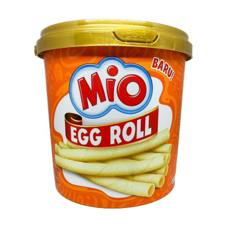 

MIO WAFER EGG ROLL RASA TELUR @150GR HALAL Cemilan Biskuit Telor