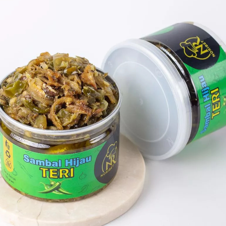 sambal instan makanan siap saji praktis varian sambel teri cabai hijau pedas nampol gurih nagih kema