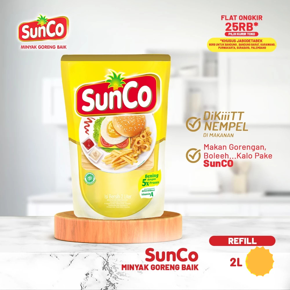 

Sunco Minyak Goreng Refill 1 liter / 2 Liter