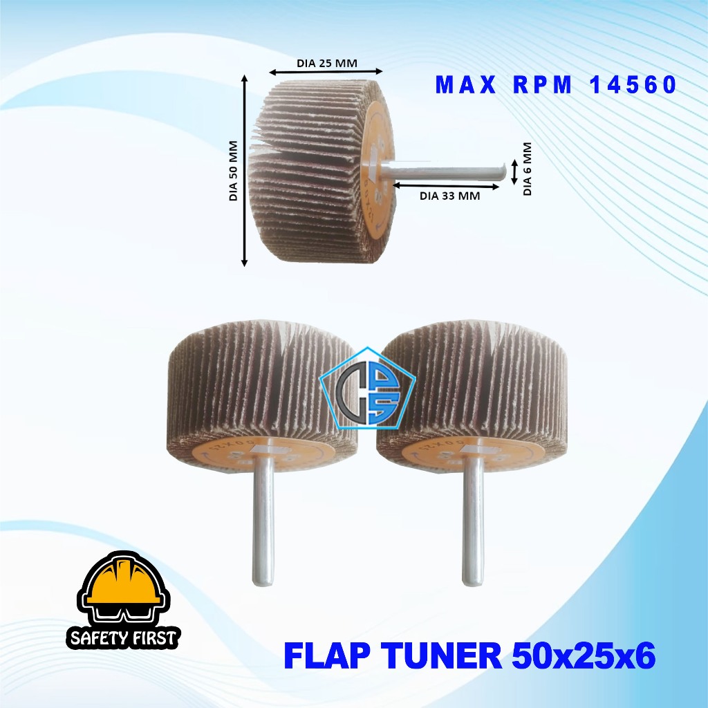 Mata Bor Amplas 50 x 25 x 6 mm Mata Bor Gerinda Penghalus