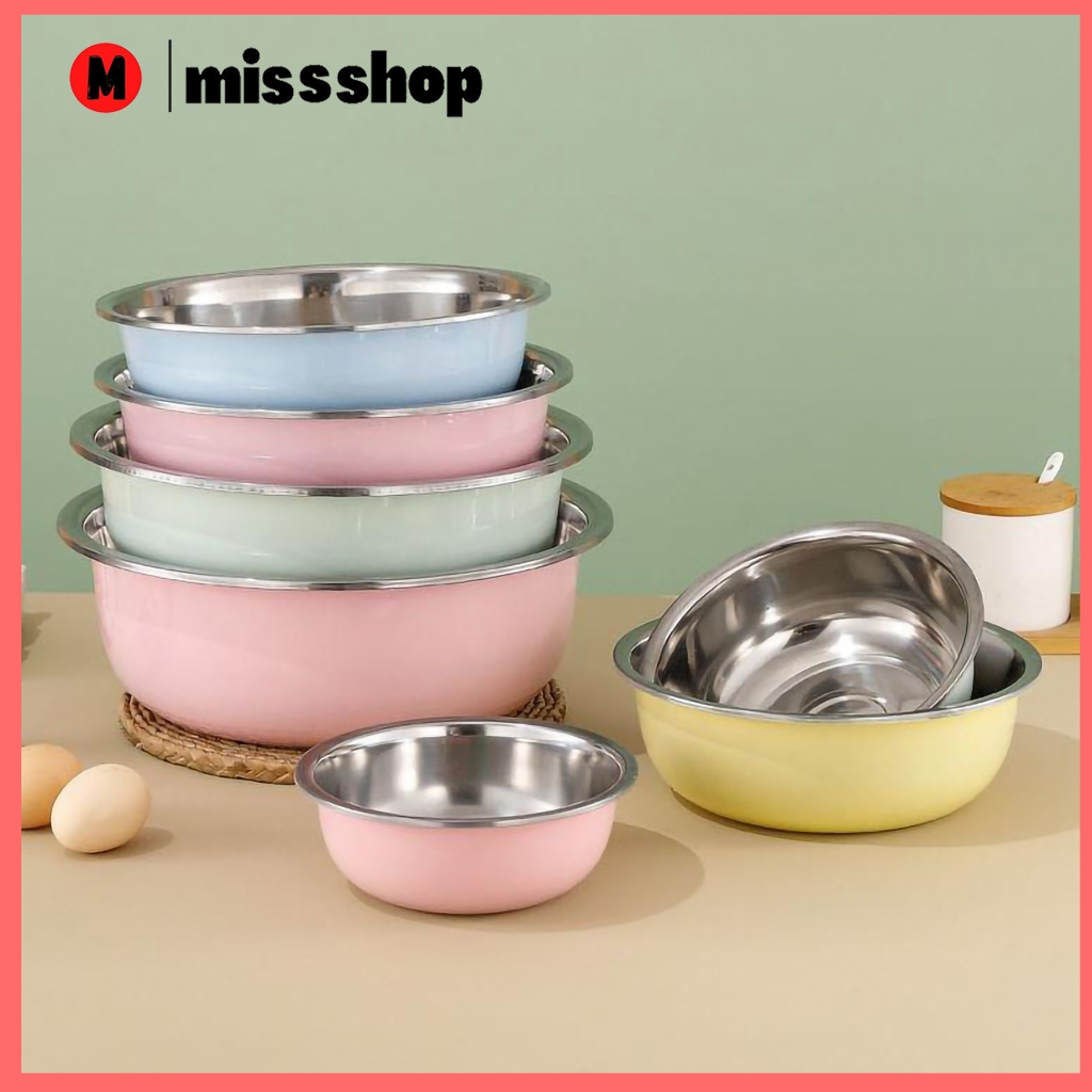 Baskom Stainless Warna 5in1 Baskom Warna Stainless Multifungsi/baskom warna stainless anti karat