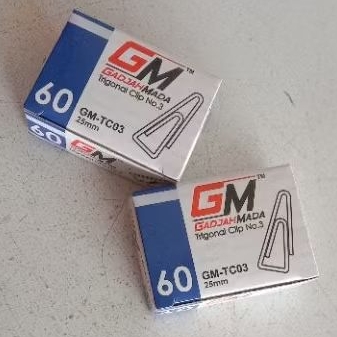 

TRIGONAL CLIP NO. 3 MERK GADJAH MADA