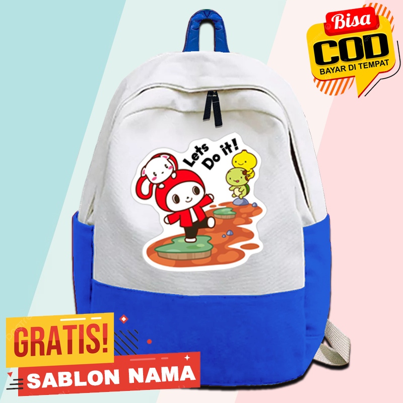 Tas Ransel Anak Sekolah JJ Mikey / Tas Gendong Anak Sekolah Jj Mikey