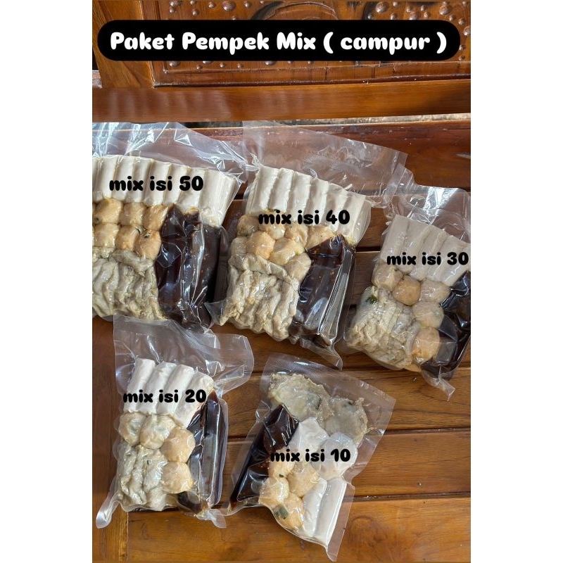 

pempek Mix isi 10