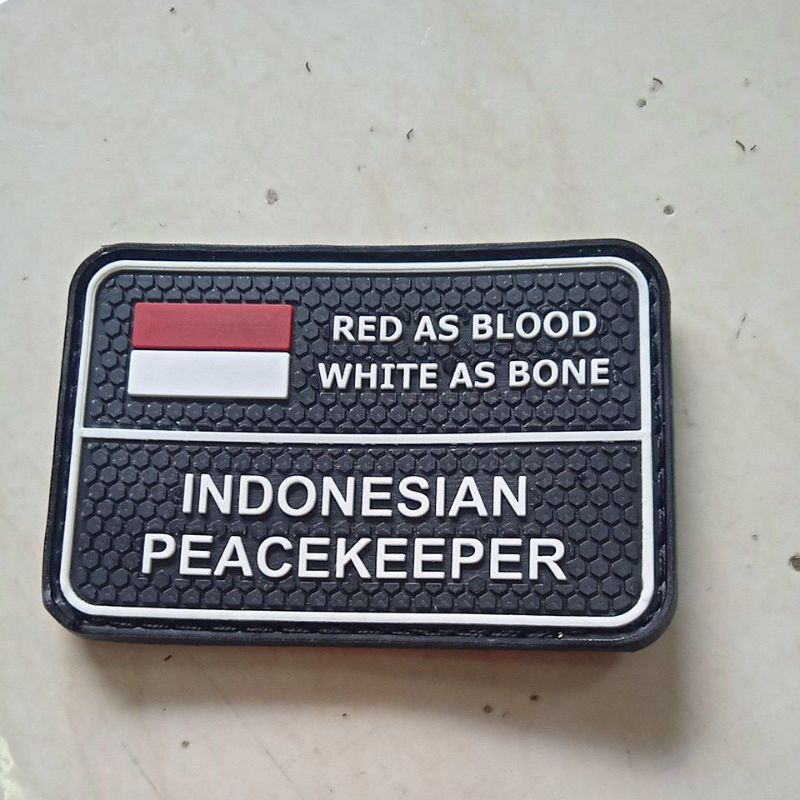 Patch Rubber Indonesian Peacekeeper