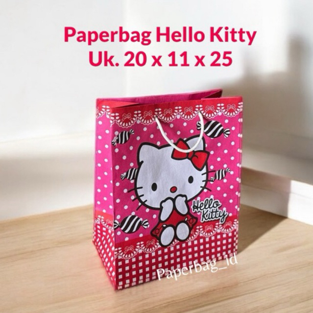

Paperbag Ulangtahun 20x25 Hello Kitty