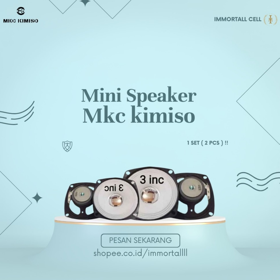 SPEAKER 3 INCH BASS 4 OHM 10 WATT SPEAKER BASS WOOFER 3 INCH SPEAKER MINI 3 INCH, IMMORTALL CELL