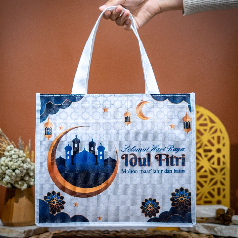 

Ready stock Tas Lebaran Tas Idul Fitri Tas Snack Lebaran Tas Sembako Ukuran Sedang