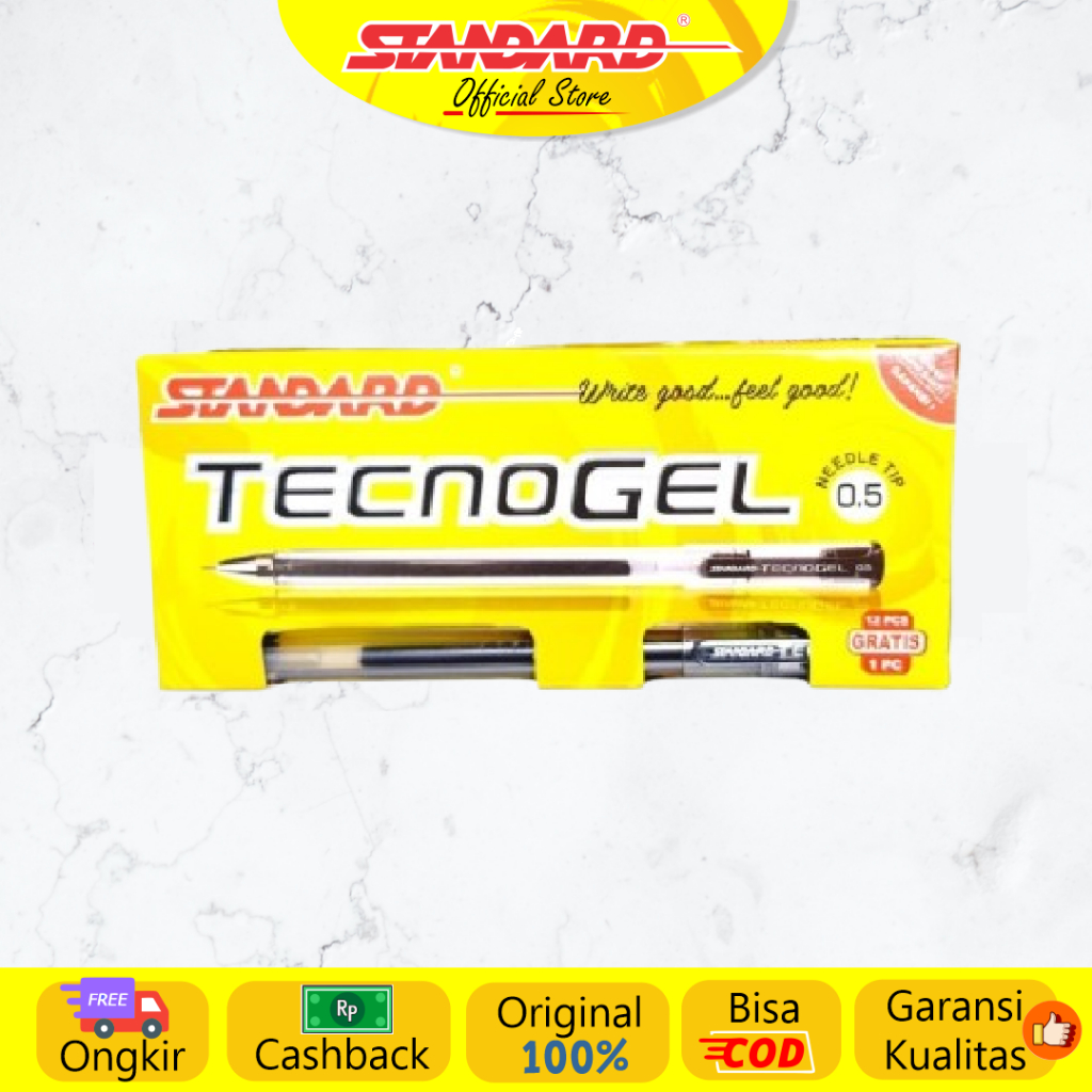 

Standard - Pen Tecnogel 0.5 ( Pulpen / Pena /Ballpoint )