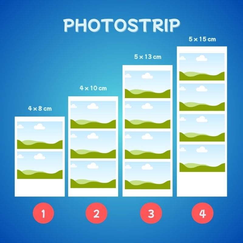 Photostrip Polos | Cetak Photostrip | Photostrip Murah