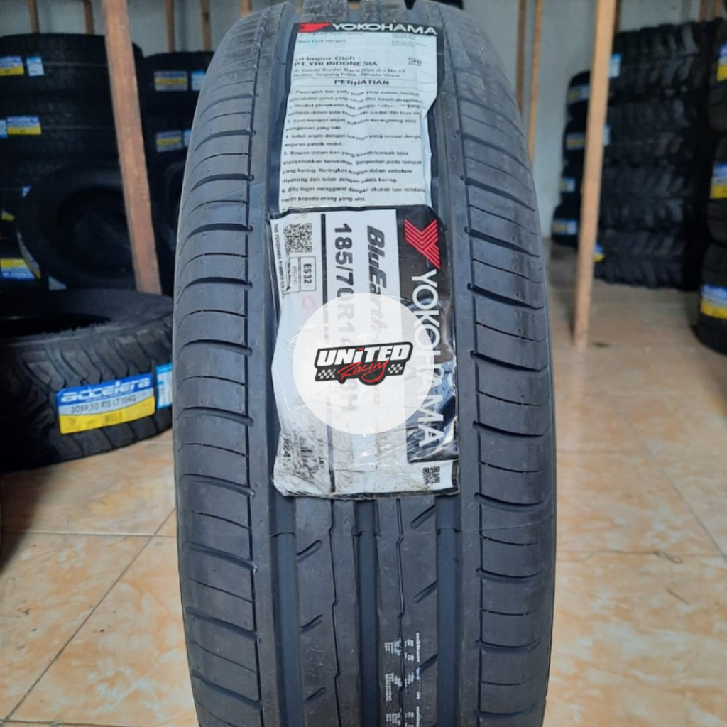 BAN MOBIL IMPORT AVANZA XENIA RING 14 YOKOHAMA blueart -ES32 185 70 R14 SILENT TUBLES AWET JAKARTA T