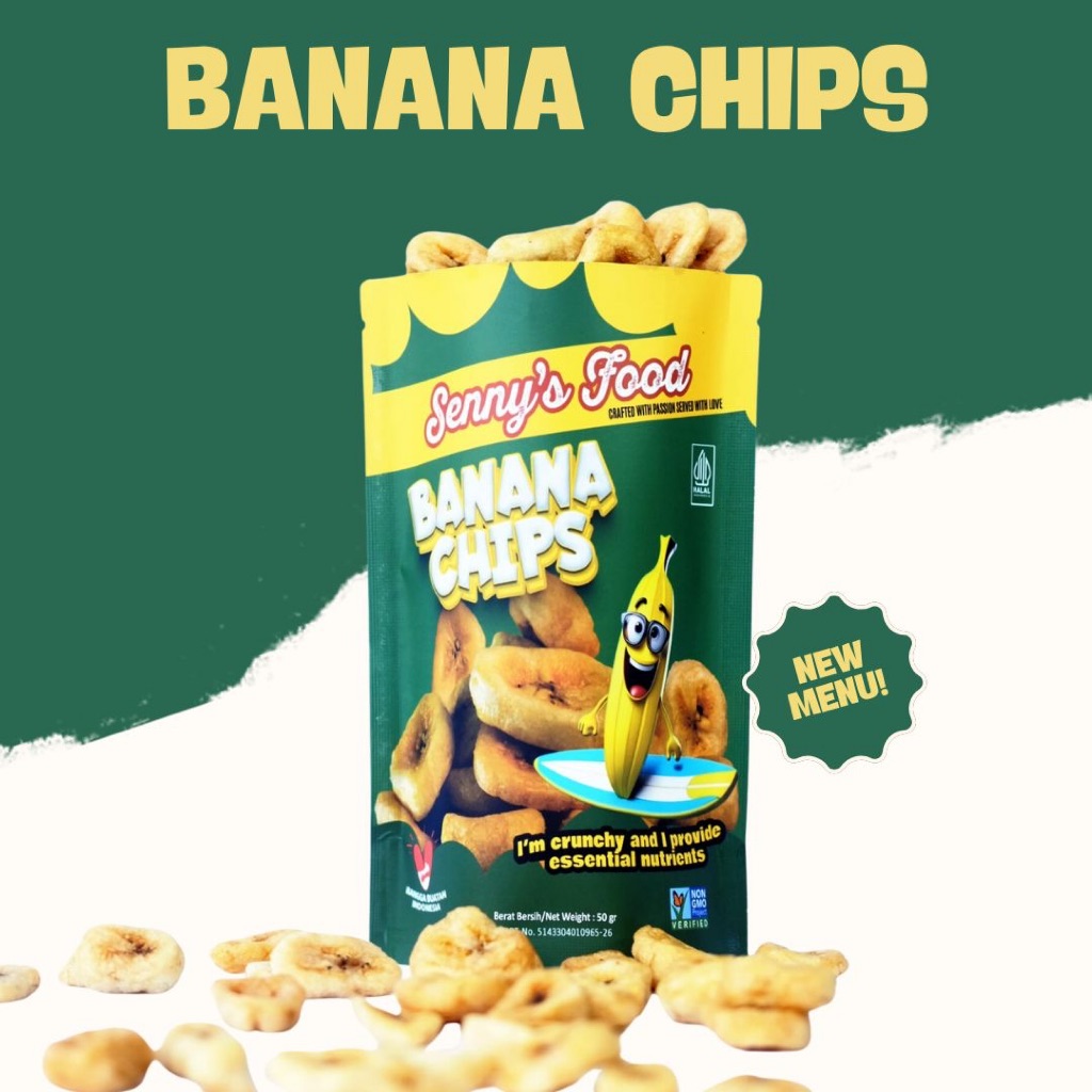 

SennysFood Keripik Pisang - Keripik Buah Pisang - Banana Chips