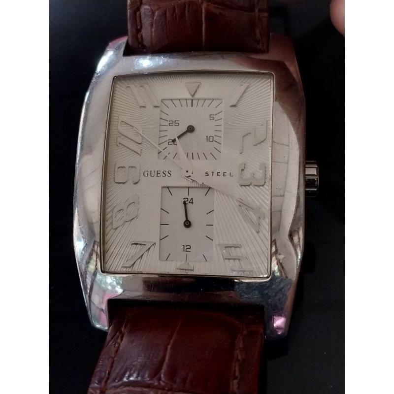 GUESS STEEL Jam Tangan Pria second 1308